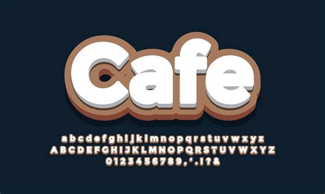 Cafe Font Vector Art, Icons, and Graphics for Free Download