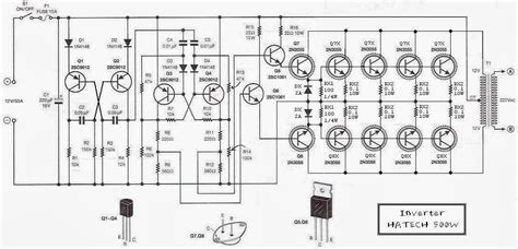 Simple Inverter Circuit Diagram W Business Industrie D