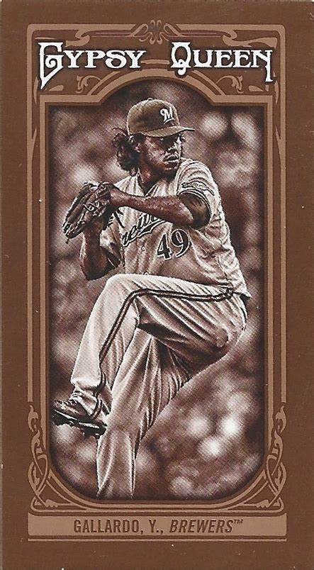 Miles From Miller Topps Gyspy Queen Brewers Checklist And Picture