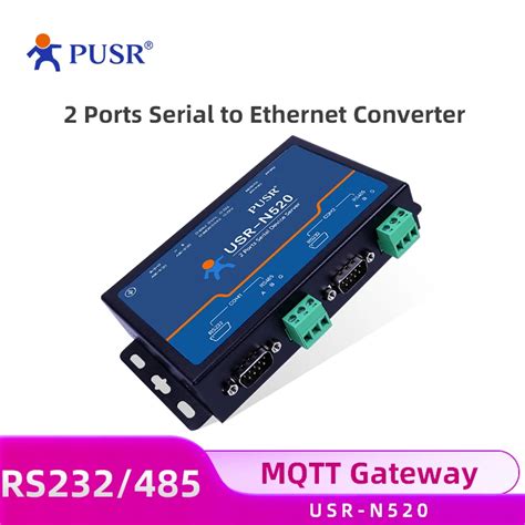 Servidor De Dispositivo Serial Pusr De Portas Rs Conversor Ethernet