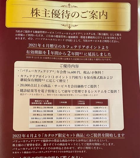 〈株主優待〉バリューhr のんびり母さんのお得大好き