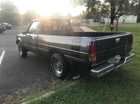 1985 Dodge Ram Pickup Turbo Diesel D 50 Royal Manual Grey 5 Speed 4x4