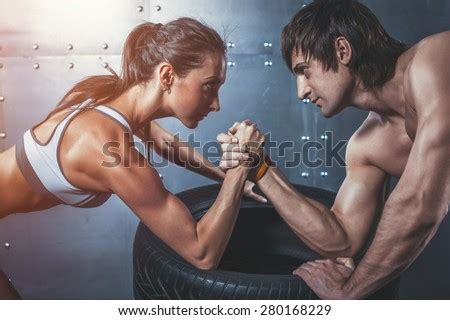 Powerful Woman Weak Man Stock Photos Images Pictures Shutterstock