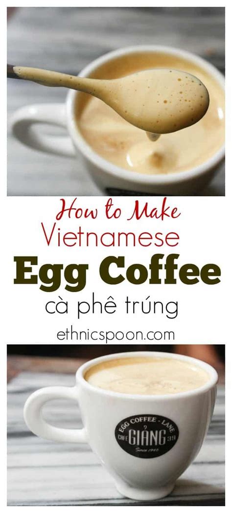 Vietnamese Egg Coffee Ca Phe Trung Artofit