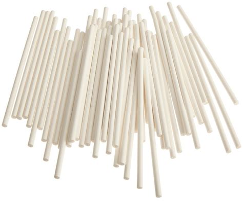 Setterstix Paper Sucker Sticks Lollipop Cake Pop Sticks 50, 11-3/4" x ...