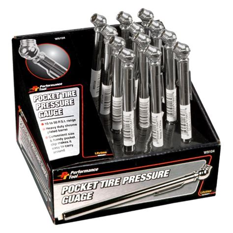 Performance Tool Pencil Tire Pressure Gauge