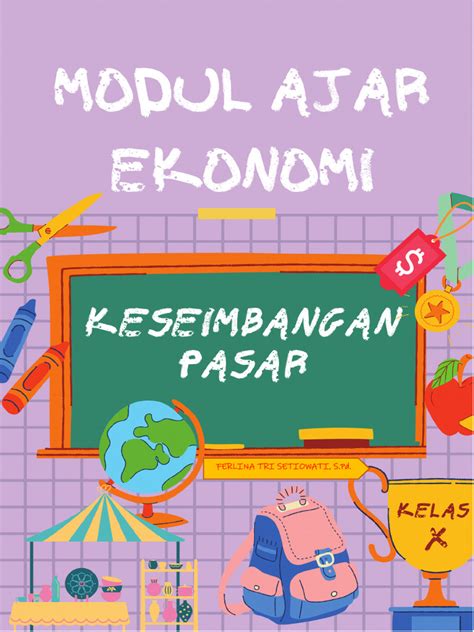 Modul Ajar Ekonomi Kelas X Keseimbangan Pasar Pdf