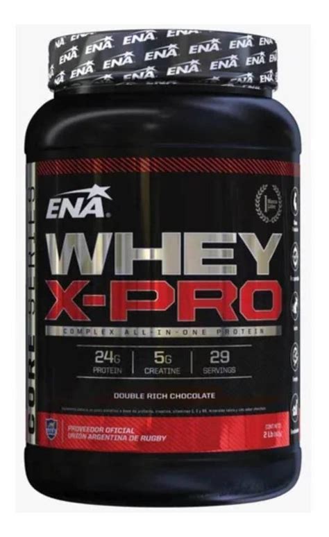 Suplemento en polvo ENA Sport Whey X Pro proteína sabor double rich