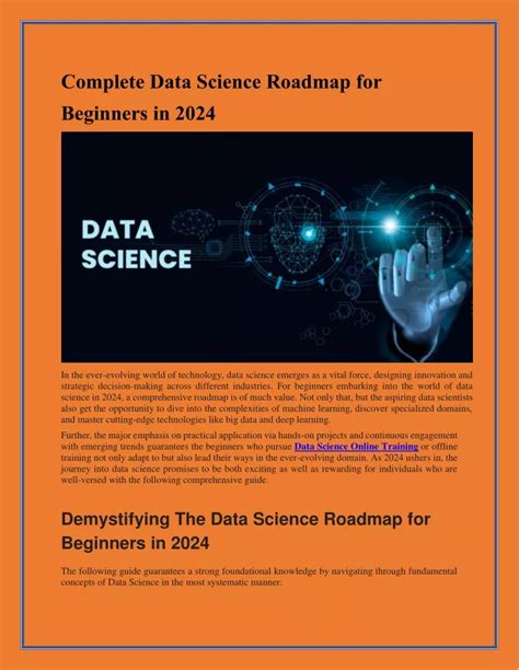 PPT Complete Data Science Roadmap For Beginners In 2024 PowerPoint