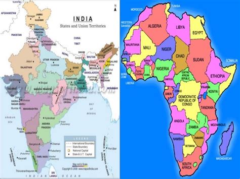 Africa India Map