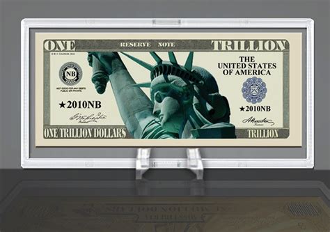 Trillion Dollar Bill Desktop Collectible Comes in Currency - Etsy