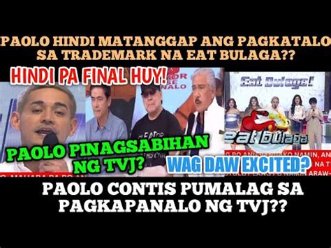 Paolo Contis Matapang Ba Pasaring Sa Tvj Hindi Matanggap Pagkapanalo