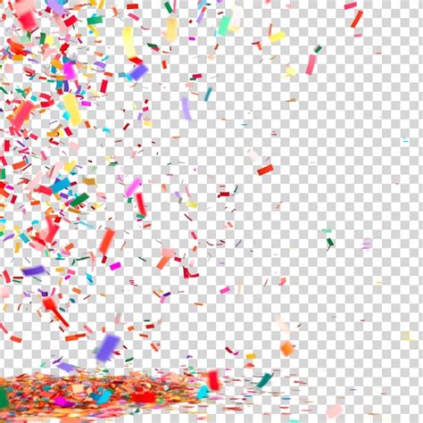 Colorful Confetti Background Premium Ai Generated Psd