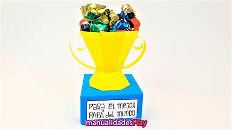 Cómo hacer un TROFEO de papel fácil Manualidades Play