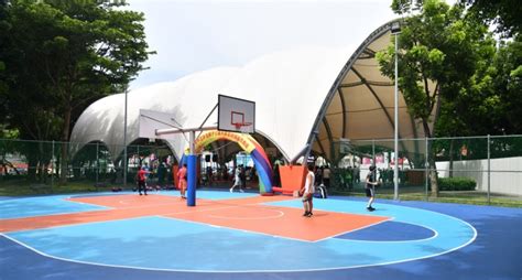 運動新地標 樹林民生親子公園天幕籃球場 風雨無阻開打