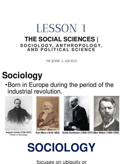 Lesson 1 Social Sciences Pdf