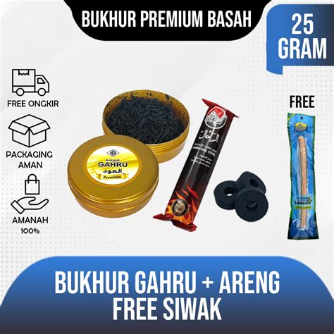 Jual Paket Bukhur Buhur Dupa Premium Basah Dengan Arang Magic Shopee