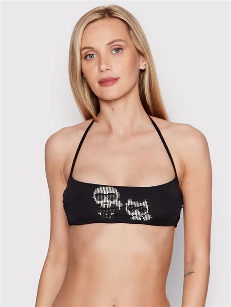 Karl Lagerfeld Bikini Oberteil Choupette Kl Wtp Schwarz Modivo De