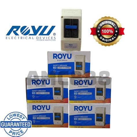 Safety Breaker ROYU W Enclosure Box Case Screw Type Terminal 15A