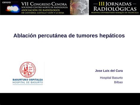 Pdf Ablaci N Percut Nea De Tumores Hep Ticosradiologiahumv Es Resumen