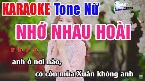 Nh Nhau Ho I Karaoke Tone N Style Rumba Ng N Ng N Nh C S Ng Thanh