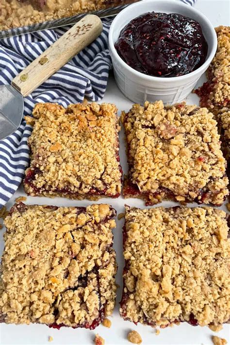 Raspberry Oatmeal Bars Modernmealmakeover