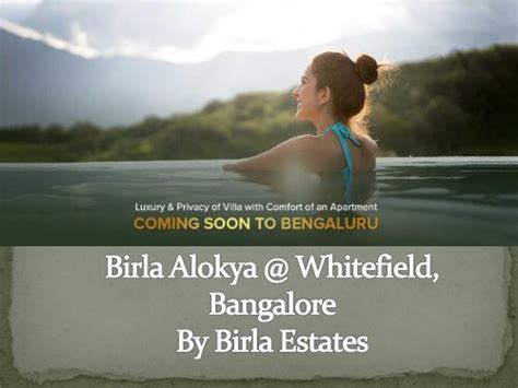 Birla Alokya Birla Estates 3 4 BHK Villas For Sale In Whitefield