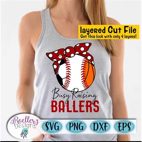 Busy Raising Ballers Svg Soccer Svg Soccer Mom Svg Baseba Inspire