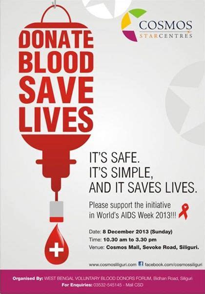 Blood Donating Service Poster