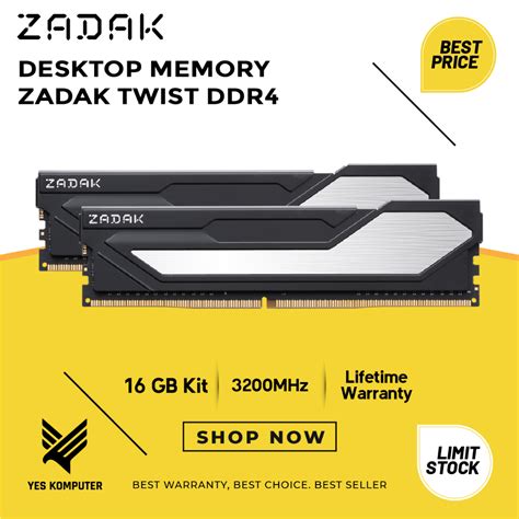 Jual Zadak Twist Ddr Gaming Memory Module Gb Kit X Gb Gb