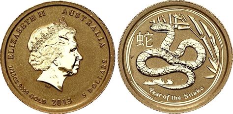 Dollars Elizabeth Ii Th Portrait Year Of The Snake Gold