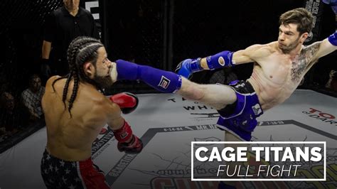 Cage Titans Tony Rivera Vs Zach Nastasia Full Muay Thai Fight Youtube