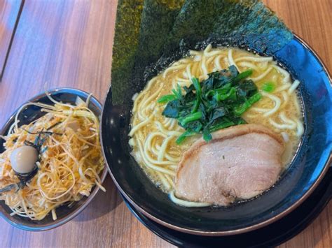 『ラーメン＋ネギチャ丼』横浜家系ラーメン 壱角家 見沼深作店のレビュー ラーメンデータベース