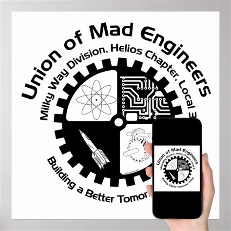 Mad Engineers Poster Zazzle