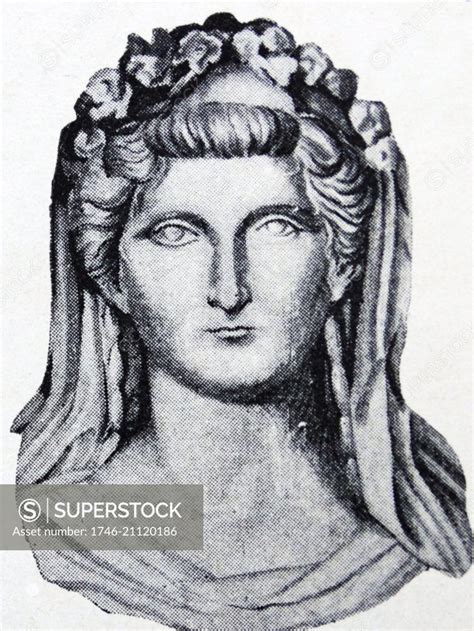 Portrait Of Livia Second Wife Of Augustus And Mother Of Tiberius