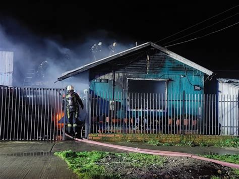 Un hombre fallece en el incendio que destruyó una casa en Puerto Montt