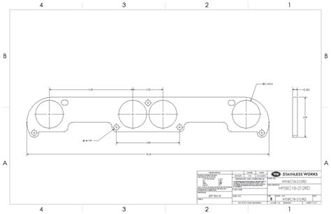 Small Block Chevy 18 Degree 7 Bolt Header Flange