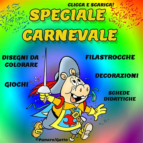 Speciale Carnevale Materiale Da Scaricare Gratuitamente