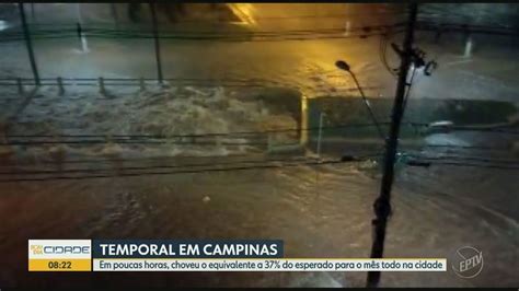 Chuva Forte Alaga Casas Vias E Hospital Em Campinas Veja Imagens