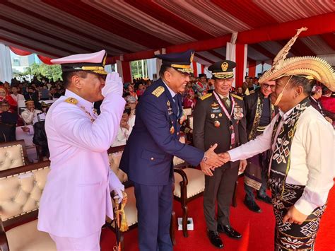 Hadiri Upacara Peringatan Hari Lahir Pancasila Tahun 2023 Wamenhan RI