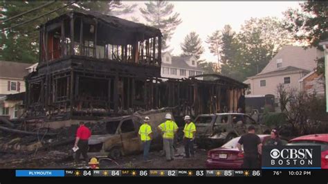 Fire Destroys Billerica Home Youtube