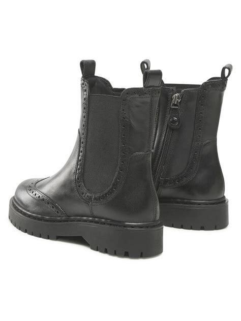 Botine Geox D Bleyze E D Qde C Negru Epantofi Ro