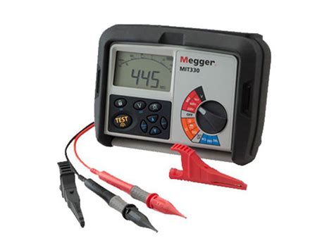 Megger Mit300 En Analogdigital Megger Insulation Tester 250v And 500v Tequipment