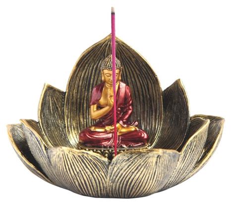 Red Buddha Incense Burner Gsc Imports