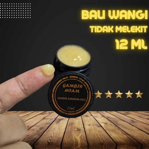 Gel Gambir Hitam Original Ubat Tahan Lama