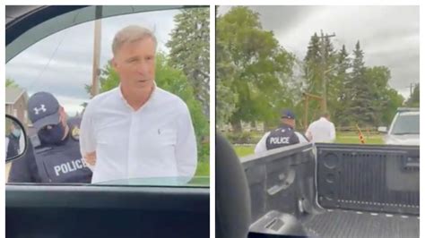 Maxime Bernier Has Been Arrested At A Freedom Rally In Manitoba Video