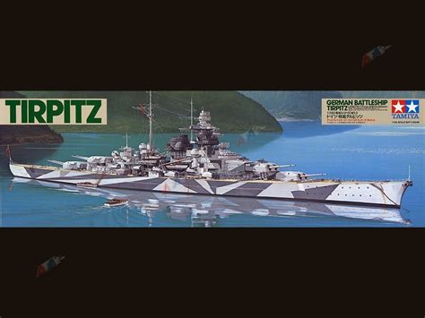 Tirpitz 1350 Model Okrętu Do Sklejania Tamiya 78015