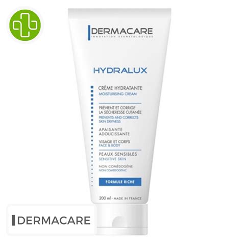 Dermacare Hydralux Cr Me Hydratante Riche Ml Maroc Parachezvous Ma