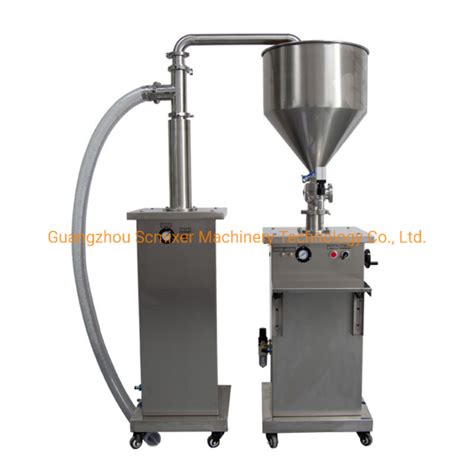 Vertical Pneumatic Paste Filling Machine With Semi Automatic Type