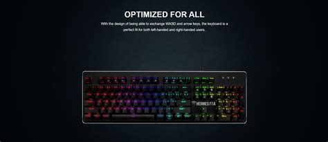 Gamdias Hermes P A Rgb Optical Wired Mechanical Keyboard Built In